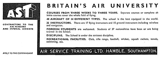 Air Service Training Hamble - AST Britains Air University        