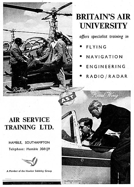 Air Service Training Hamble. Britains Air University             