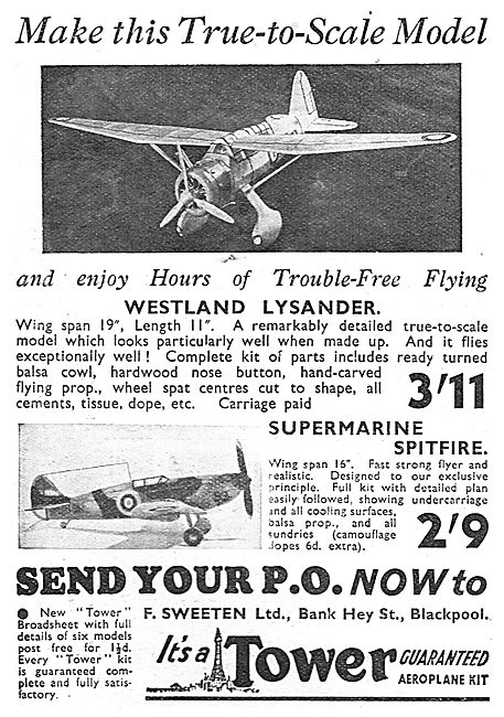 A.Sweeten: Tower Flying Model Aircraft.                          