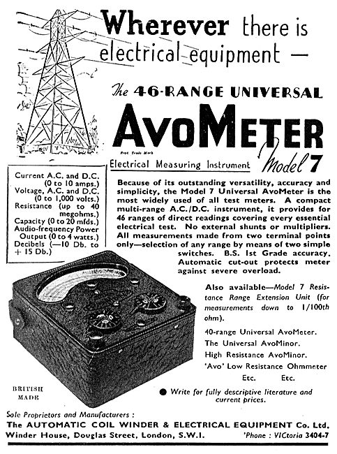AVO AvoMeter Model 7                                             