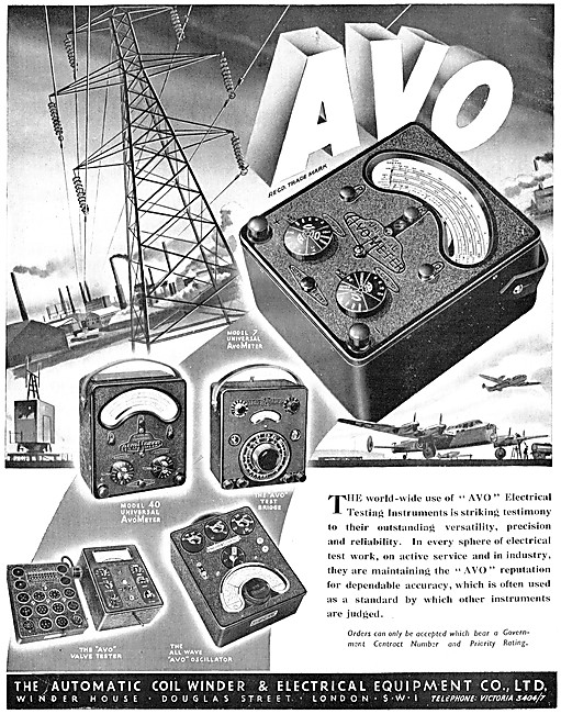 AVO Electrical Testing Equipment                                 