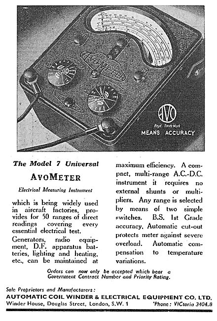 AVO Model 7 AvoMeter                                             