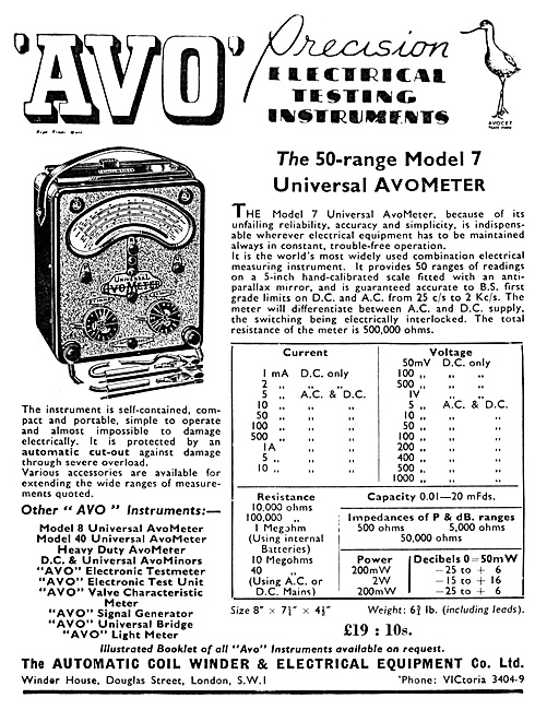 AVO Model 7 AvoMeter                                             