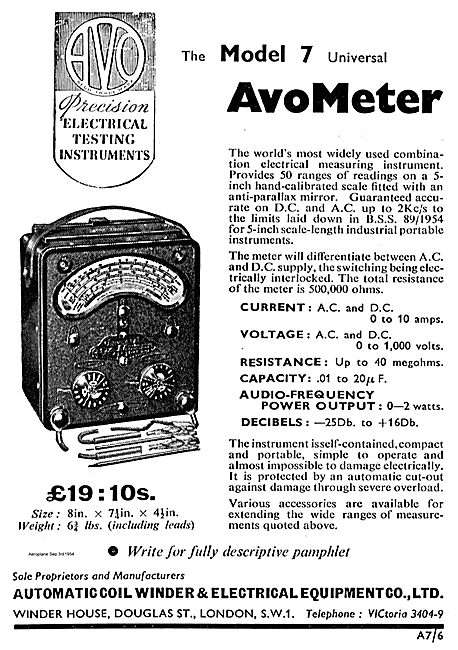 The Model 7 Universal AvoMeter                                   