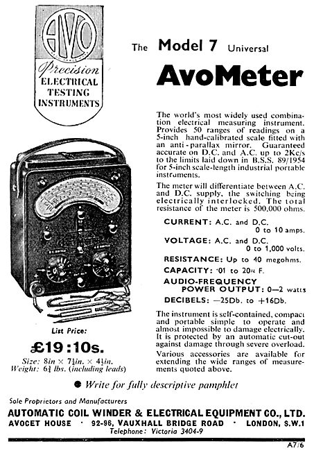 Model 7 Universal AvoMeter                                       