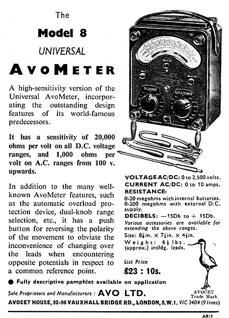 Model 8 Universal AvoMeter                                       