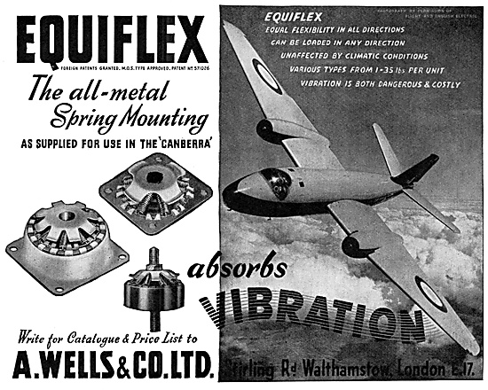 A.Wells & Co: Equiflex Spring Mountings - Anti-Vibration         