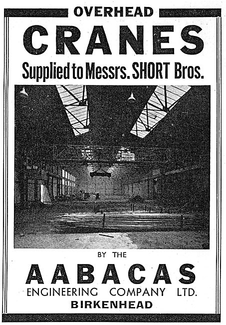 Aabacas Engineering. Birkenhead Factory Cranes 1939              