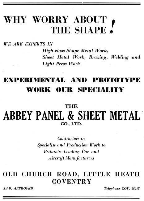 Abbey Panel Sheet Metal & Press Workers                          