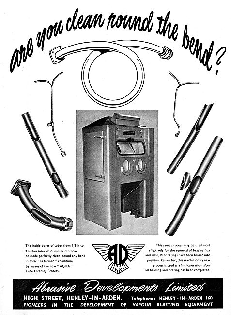 Abrasive Developments - Autoflow & Aqua Vapour Blasting Process  