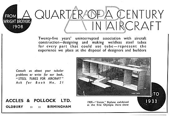 Accles & Pollock A Quarter Of A Century                          