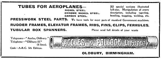 Accles & Pollock Tubes                                           