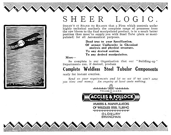 Accles & Pollock: Complete Weldless Steel Tubular Components     