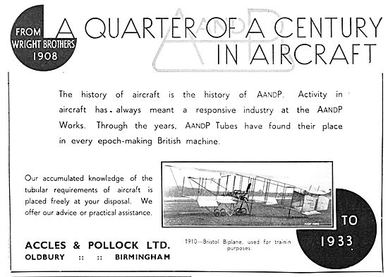 Accles & Pollock Aircraft Tubing                                 