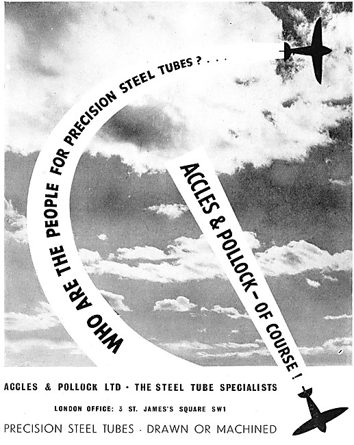 Accles & Pollock Precision Steel Tubes For Aircraft              