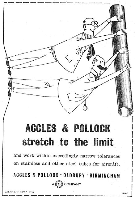 Accles & Pollock Stainless Steel Tubes For Aircraft              