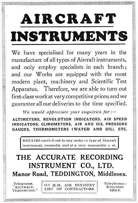 Accurate Aircraft Instruments                                    