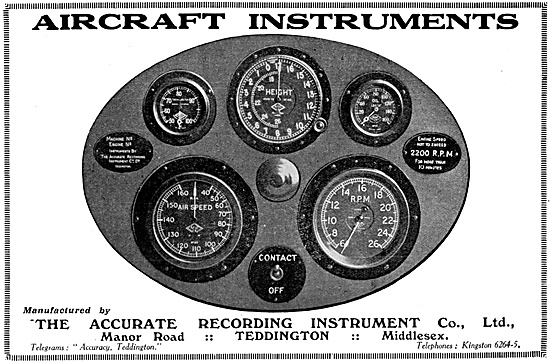 Accurate Recording Instruments - Accurate Aircaft Instruments    