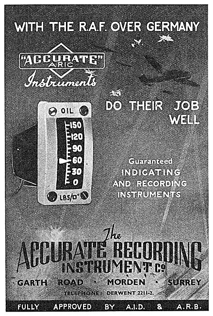 Accurate Co -  Aircraft Indicating & Recording Instruments       