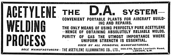 The Acetylene Illuminating Co - D.A.Welding System               