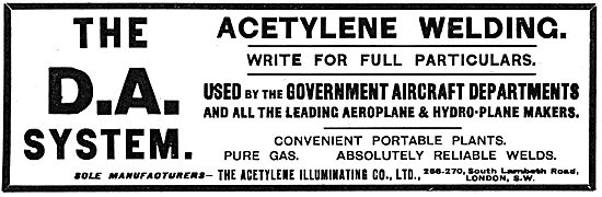 The Acetylene Illuminating Co - Welding Services                 