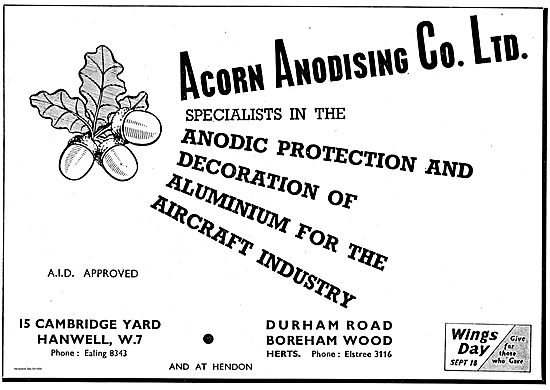 Acorn Anodising. Anodic Protection For The Aviation Industry     