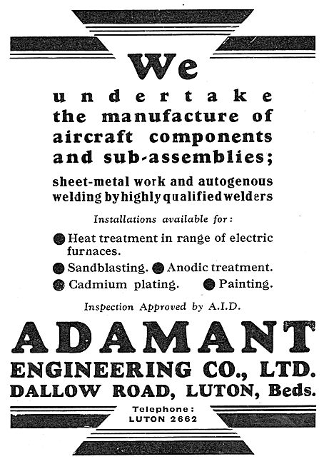 Adamant Engineering - Dallow Rd Luton. Sheet Metal Work          