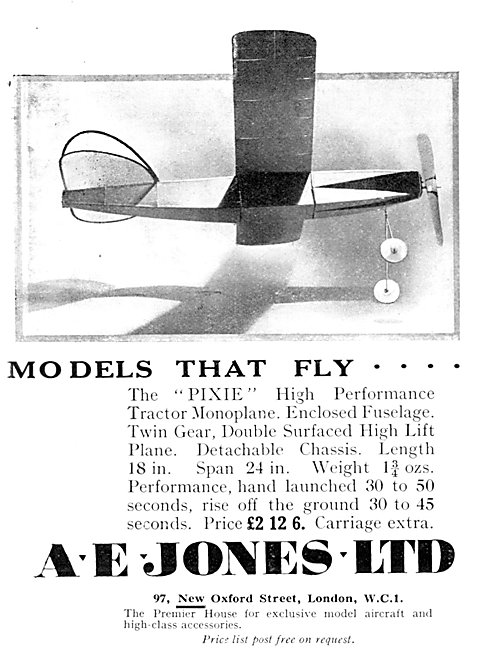 A.E.Jones - Model Aircraft Supplies & Accessories                