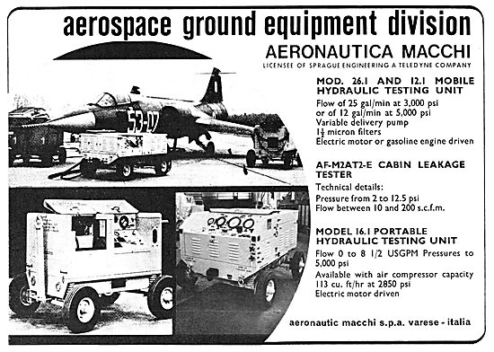 Aer Macchi Ground Servicing Support Equipment                    