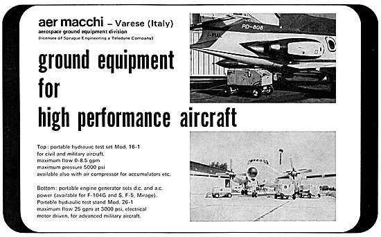 Aer Macchi Ground Equipment                                      