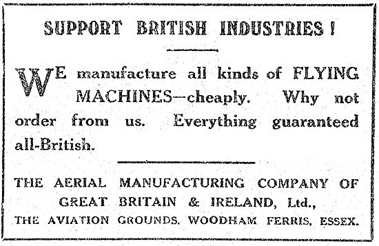 Support British Industries! The Aerial Manufacturing Company     