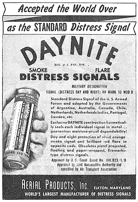 Aerial Products DAYNITE Distress Signals - Signal Flares         