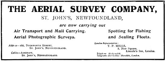 The Aerial Survey Co - Newfoundland                              