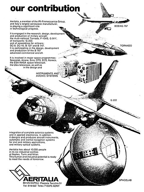 Aeritalia G222 - Aeritalia Partner Programmes 1979               