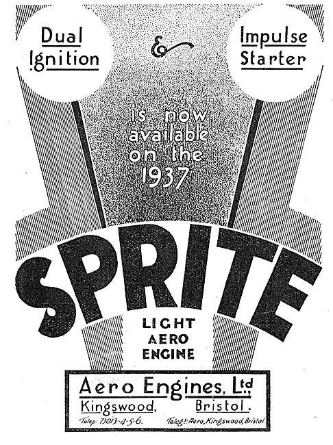 Aero Engines - Sprite Light Aircraft Engine.                     