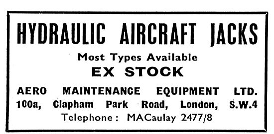 Aero Maintenance Have Hydraulic Aircraft Jacks In Stock          