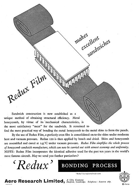 Aero Research Redux Film For Honeycomb Sandwich Components       