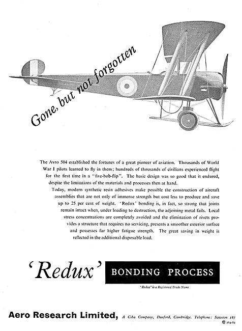 Aero Research REDUX Bonding Process                              