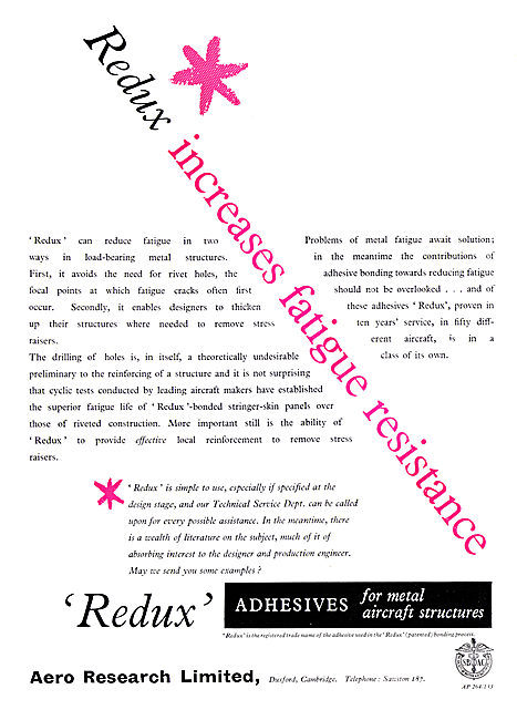 Aero Research REDUX Bonding - Redux Adhesives                    