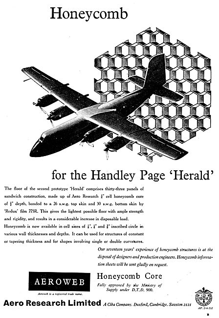 Aero Research Adhesives For Aircraft REDUX -  Honeycomb          