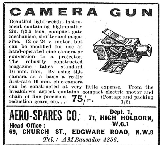 Aero-Spares Government Surplus Camera Gun                        