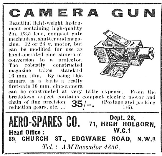 Aero-Spares Government Surplus Camera Gun                        
