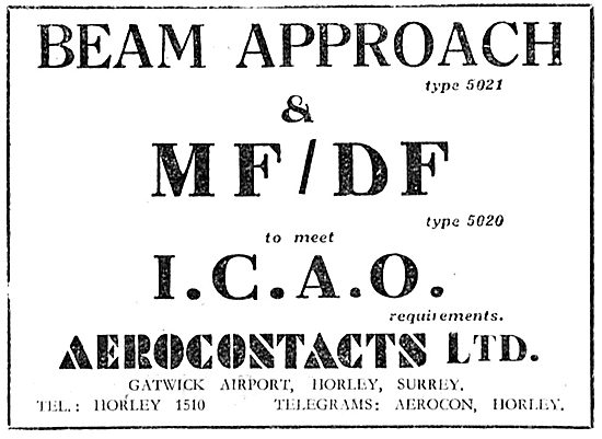 Aerocontacts Gatwick : Beam Approcah Type 5024 - MF/DF 5020      