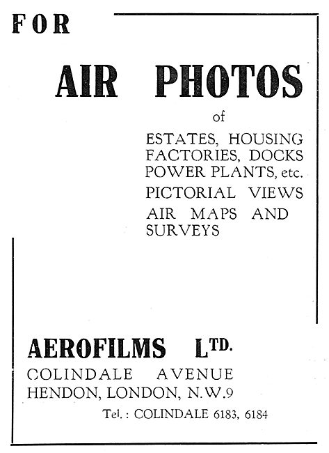 Aerofilms - Aerial Photography & Surveys 1929                    