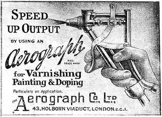 Aerograph Paint & Dope Spraying Equipment - 1919                 