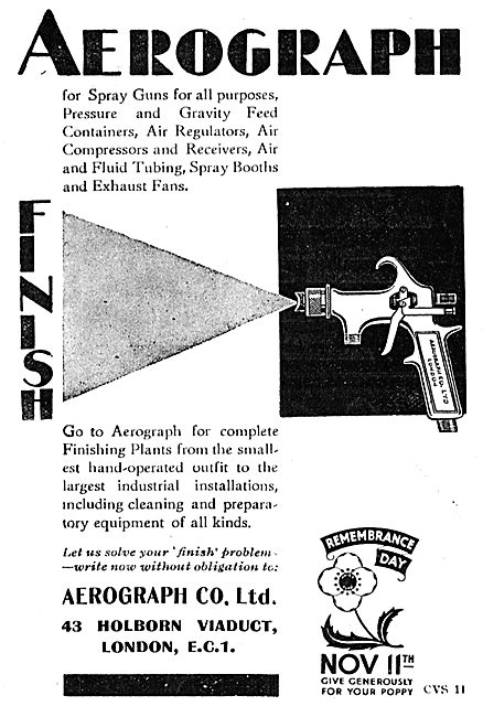 Aerograph Aircraft Spray Finishing Plant                         