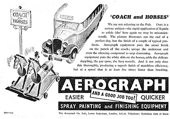 Aerograph Spray Painting Equipment                               