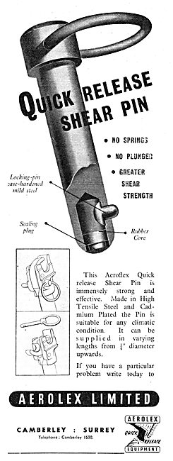 Aerolex Quick Release Shear Pins                                 