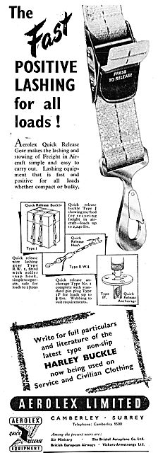 AerolexQuick Release Gear, Cargo Fasteners & Harnesses           