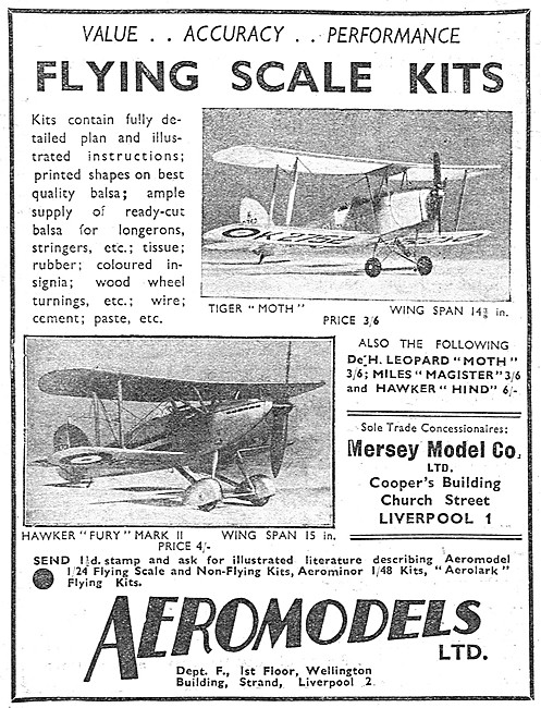 Aeromodels Tiger Moth Model Aircraft                             